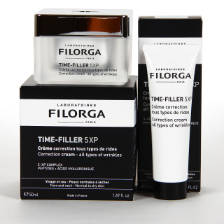 Filorga Time-Filler 5 XP Crema Correctora Antiarrugas 50 ml PACK Minitalla Time Filler Crema