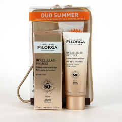 Filorga UV Cellular Protect SPF 50+ Crema Facial Antiedad 40ml REGALO UV Cellular Protect Corporal 50 ml con Neceser