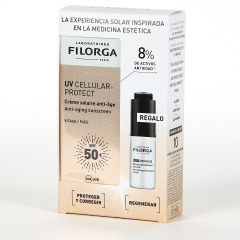 Filorga UV Cellular Protect SPF 50+ Crema Facial Antiedad 40ml REGALO NCEF Revitalize Serum Minitalla