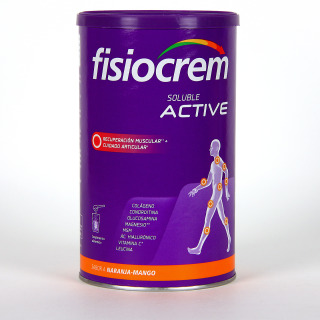 Fisiocrem Active Articulaciones y Músculos Polvo sabor Naranja-Mango 480 g