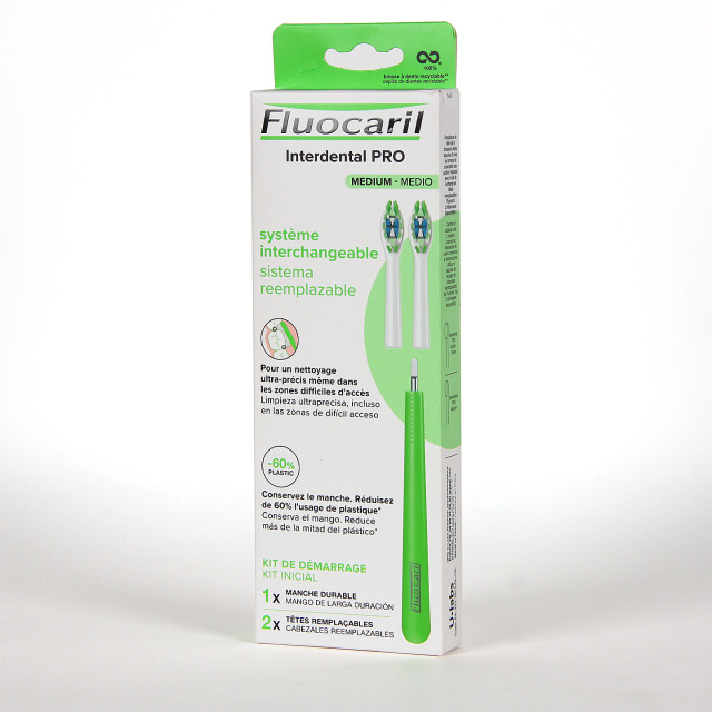 Fluocaril Kit de démarrage Brosse à dent Souple Interdental Pro-Avis et