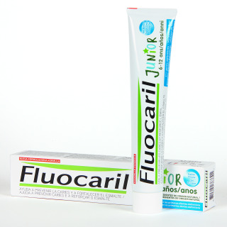 Fluocaril Junior Pasta Dentífrica 6-12 años Sabor Chicle 75 ml
