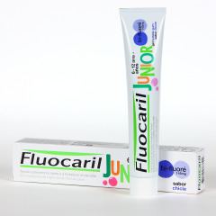 Fluocaril Junior Pasta Dentífrica 6-12 años Sabor Chicle 75 ml