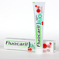 Fluocaril Junior Pasta Dentífrica 6-12 años sabor frutos rojos 75 ml