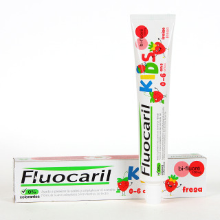 Fluocaril Kids 0-6 años 50 ml sabor fresa