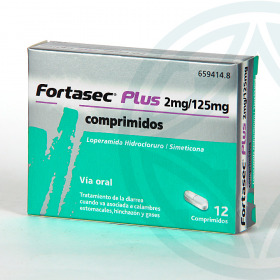 Fortasec Fortasec Plus 2/125 mg 12 comprimidos | Johnson & Johnson | Farmacia ...