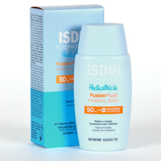 Fotoprotector Isdin Pediatrics Fusion Fluid Mineral Baby SPF 50+ 50 ml