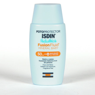 Fotoprotector Isdin Pediatrics Fusion Fluid Mineral Baby SPF 50+ 50 ml
