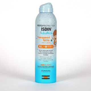 Isdin Fotoprotector Transparent Spray Wet Skin Pediatrics SPF 50 250 ml