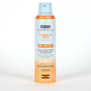 Isdin Fotoprotector Transparent Spray Wet Skin SPF 50 250 ml