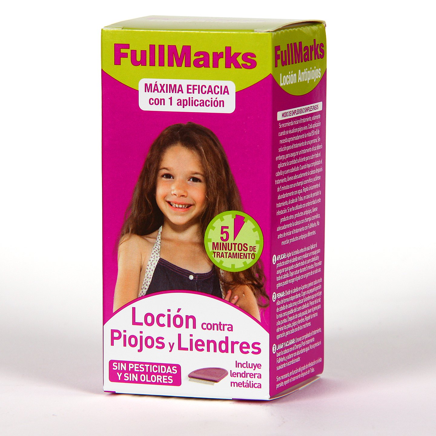 FullMarks Solución Pediculicida contra piojos y liendres 100 ml +