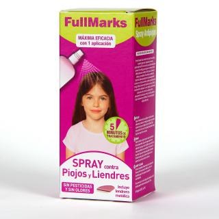 FullMarks Spray Pediculicida contra piojos y liendres 150ml + liendrera
