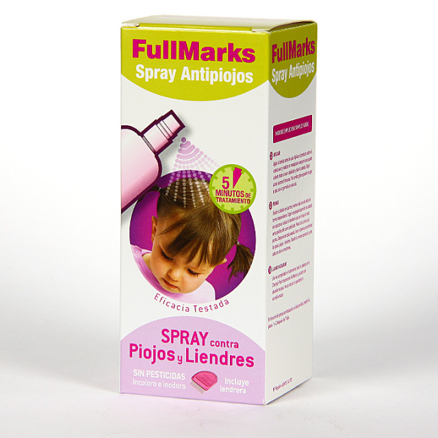 FullMarks Spray Pediculicida contra piojos y liendres 100 ml