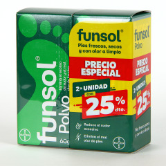 Funsol Polvo Pack Duplo 60+60 g