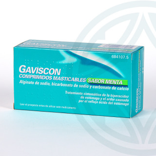 Gaviscon 32 comprimidos masticables menta