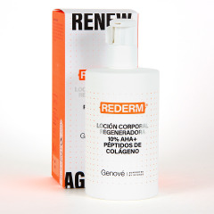Genové Rederm Loción Corporal Regeneradora 10% AHA + Péptidos De Colágeno 250 ml