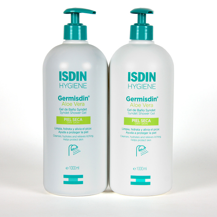 Ensemble de Bain Isdin Germisdin Aloe Vera 2 Pièces main image 0