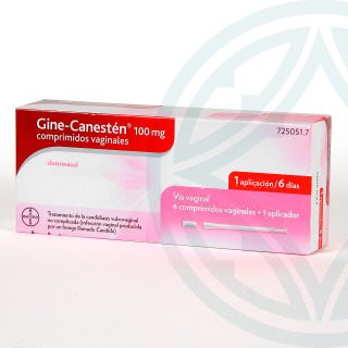 Gine-Canestén 100 mg 6 comprimidos vaginales