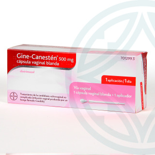 Gine-Canestén 500mg 1 cápsula vaginal blanda con aplicador
