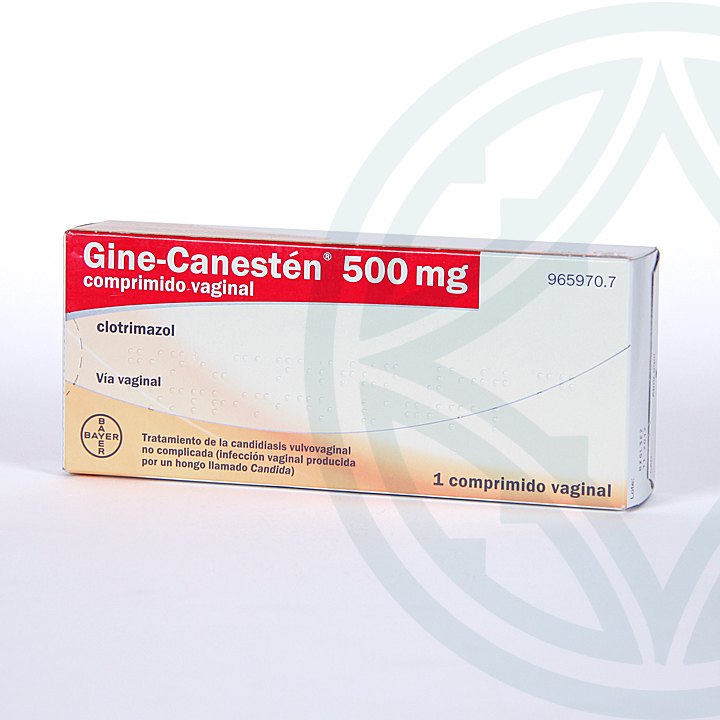 Gine Canestén 500 mg 1 comprimido vaginal Candidiasis Farmacia Jiménez