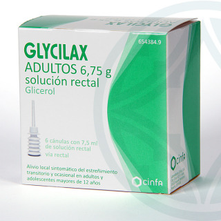 Glycilax Adultos solución rectal 6 enemas