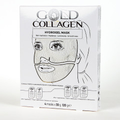Gold Collagen Hydrogel Mask 4 Unidades