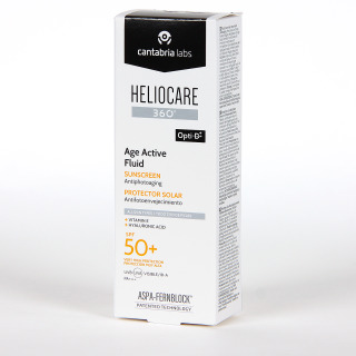 Heliocare 360 Age Active Fluid SPF 50+ 50 ml PACK Regalo Endocare Age Barrier Serum 10 ml