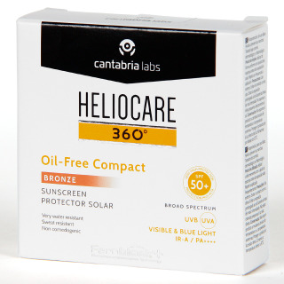 Heliocare 360 Color Compacto Oil Free SPF50+ Bronze 10gr