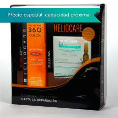 Heliocare 360 Color Gel Oil-Free SPF 50+ Bronze 50 ml + Endocare-C Oil Free 7x1 ml ampollas Pack