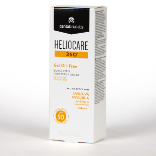 Heliocare 360 Gel Oil-Free SPF 50 50 ml PACK regalo Endocare Radiance C oil Free 10 ampollas y neceser