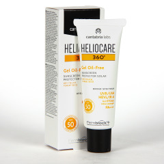Heliocare 360 Gel Oil-Free SPF 50 50 ml + Pack regalo Endocare Radiance C oil Free 10 ampollas + neceser