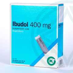 Ibudol 400 mg 20 Sobres suspensión oral 10 ml