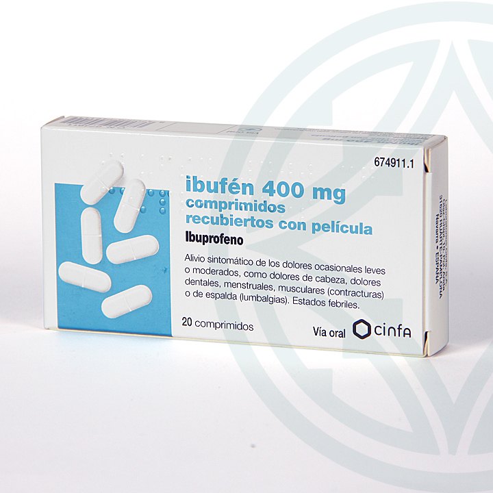 Ibufen 400 Mg 20 Comprimidos | Ibuprofeno | Farmacia Jiménez