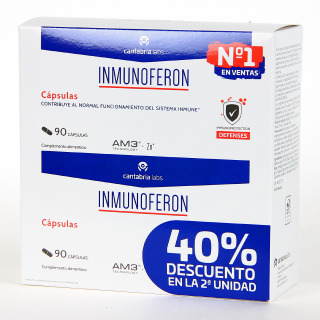Inmunoferon 90 cápsulas Pack Duplo 40% Descuento 2ª Unidad