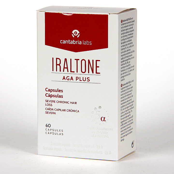 Iraltone AGA Plus 60 Cápsulas | Farmacia Jiménez