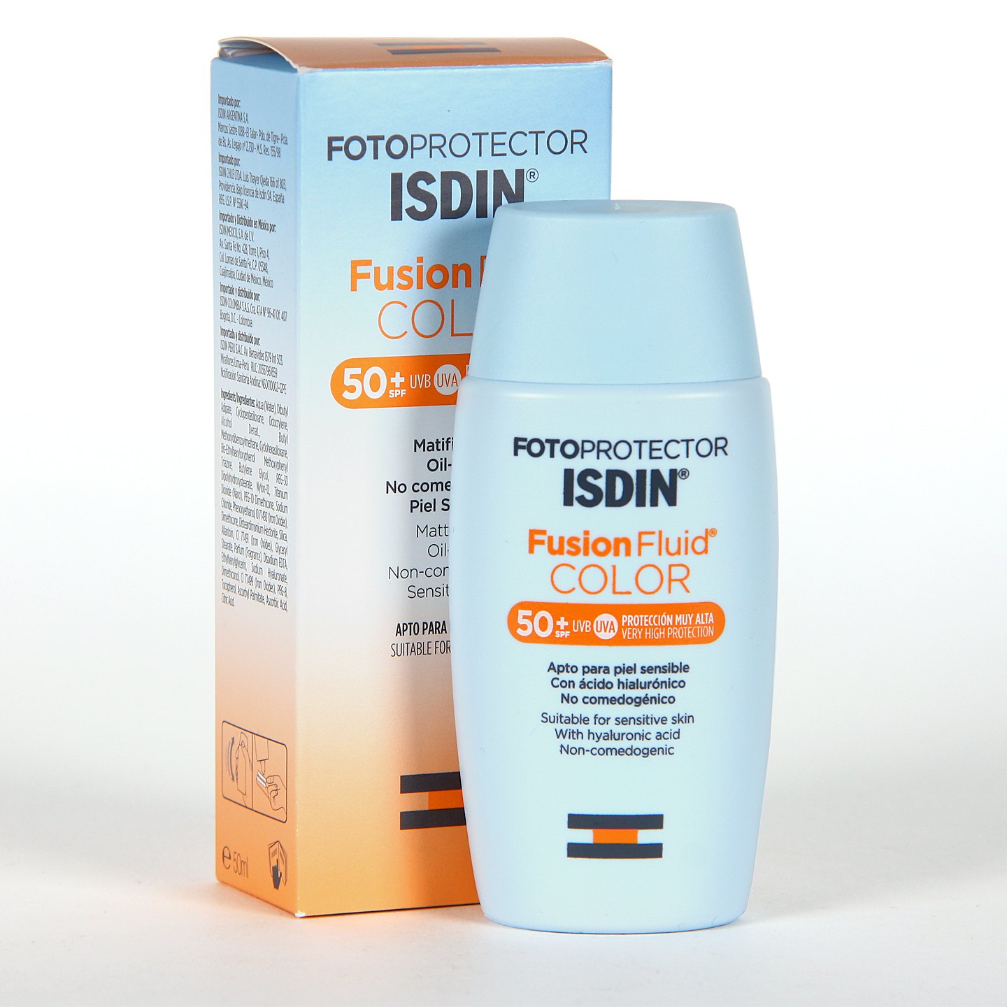 Protector solar facial para bebé fusion fluid spf50 50 ml, ISDIN - ISDIN