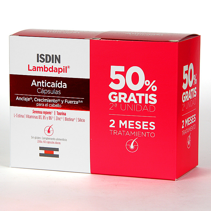 Isdin Lambdapil Anticaída 60 cápsulas Promoción Duplo