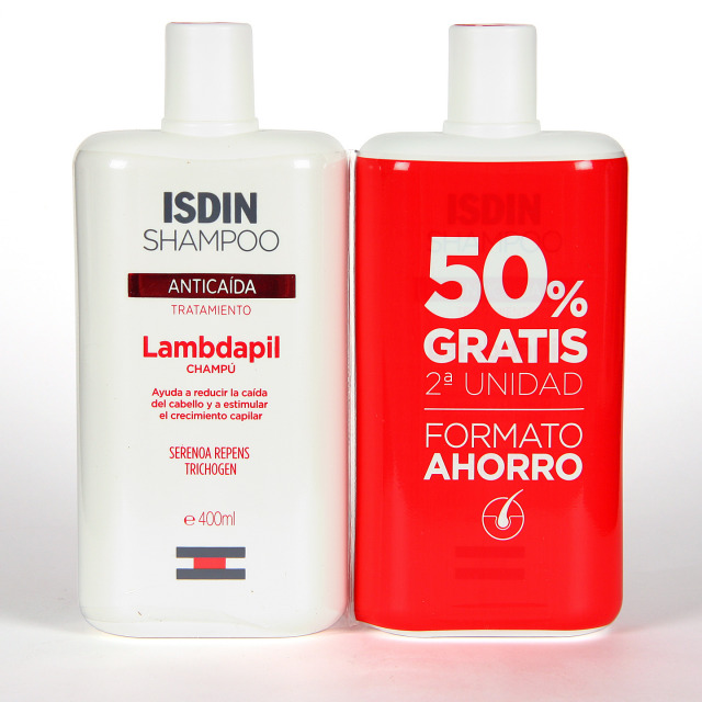 Isdin Lambdapil Anticaída Champú 400 ml Pack Duplo