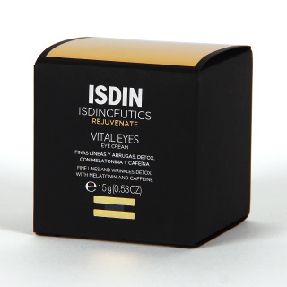 Isdinceutics Rejuvenate Vital Eyes Crema Contorno de Ojos 15 g PACK Minitalla Essential Cleansing 27 ml Regalo