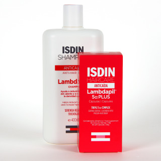 ISDIN Lambdapil PACK 5 Alfa plus y Champú 400 ml 15% Descuento