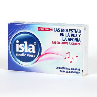 Isla Medic Voice 20 pastillas para la garganta Cereza