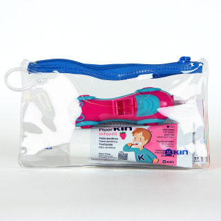 Kin Kit De Viaje Fluorkin Infantil Pasta 25 ml + Cepillo Bólido