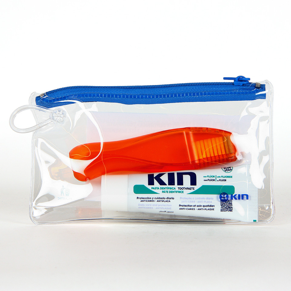 Ufv Kin Kit KIN kit dental viaje pasta 25 ml + cepillo adulto | Farmacia Jiménez