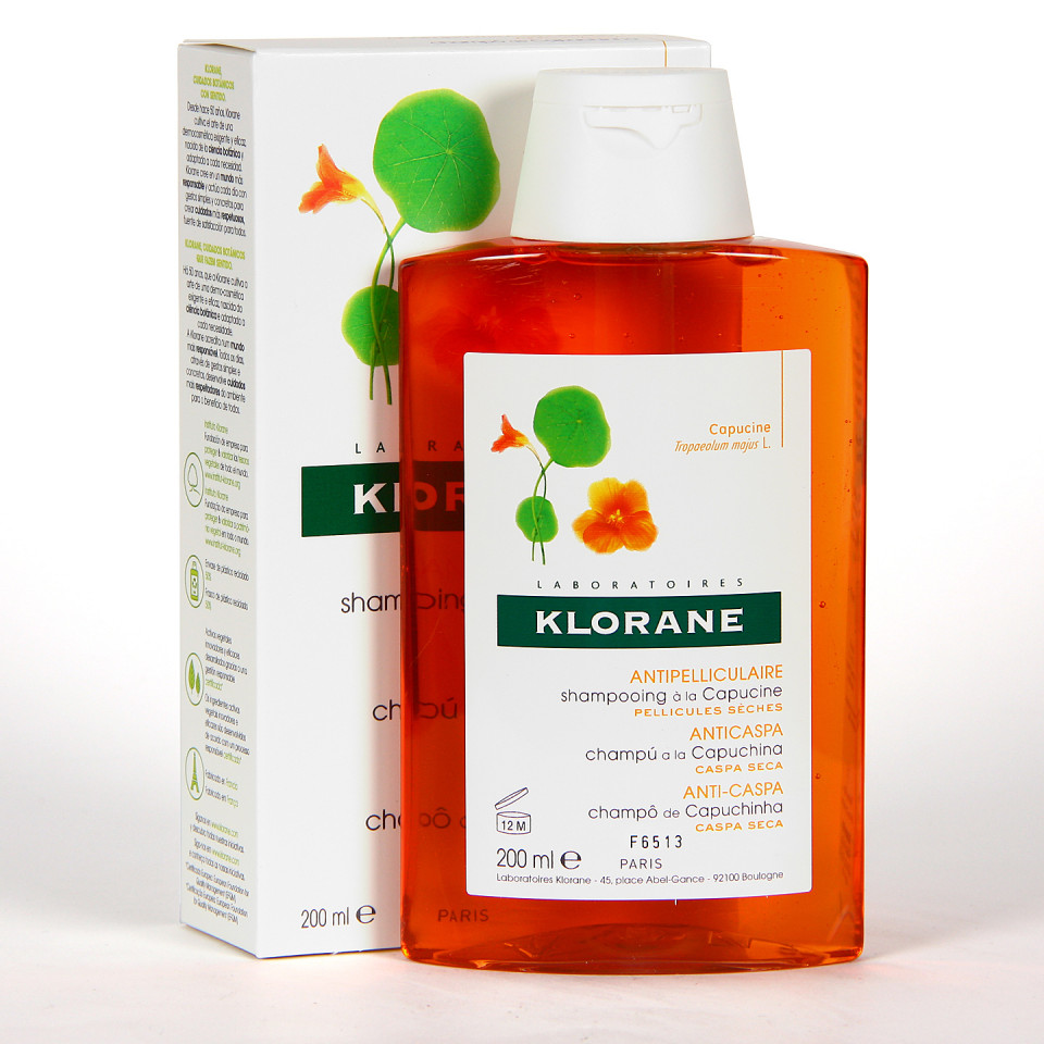 Klorane Capilar Champú Capuchina 200 ml Caspa Seca Farmacia Jiménez