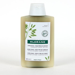 Klorane Capilar Champú Leche de Avena 200 ml