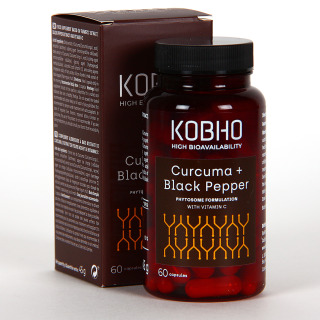 Kobho Cúrcuma + Pimienta Negra 60 cápsulas