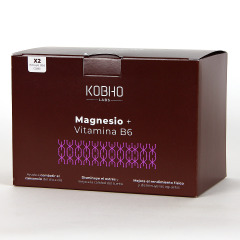 Kobho PACK Duplo Magnesio + Vitamina B6 20 viales