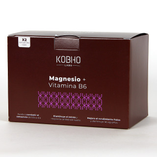 Kobho PACK Duplo Magnesio + Vitamina B6 20 viales