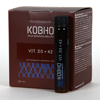 Kobho Vitamina D3 + K2 20 viales