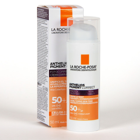La Roche Posay Anthelios Pigment Correct Medium SPF50+ 50ml | Farmacia ...